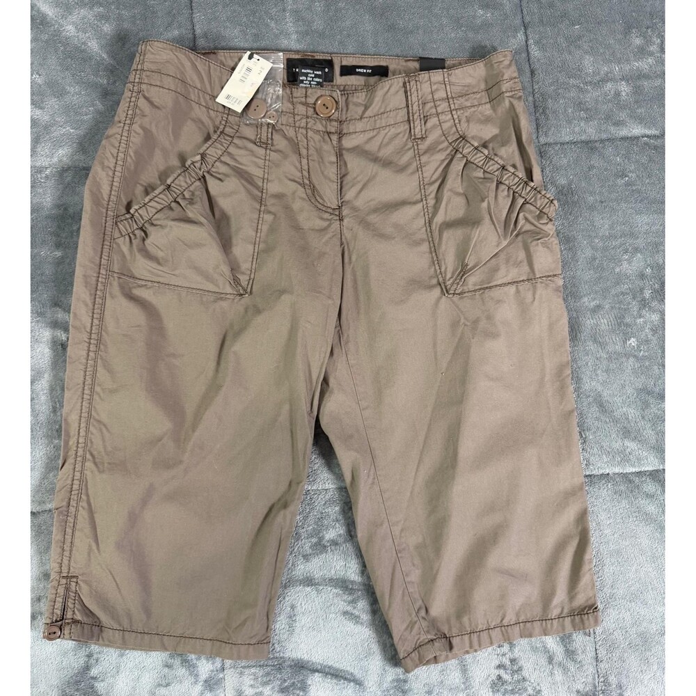 The Limited Womens Capri Pants Size 2 NWT Brown Drew Fit Cropped Casual Outdoor. - Picture 9 of 9
